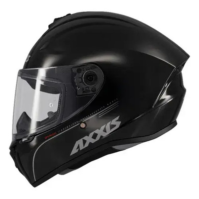Casco Integral Axxis Draken Solid A1 Negro Brilloso Brillante Xl | Meses sin interés