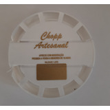 Lacre Para Barril Chopp Branco / Ouro - Kit 40 Unidades