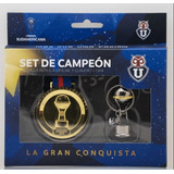Set Medalla + Llavero 3d / Copa Sudamericana 2011 U De Chile