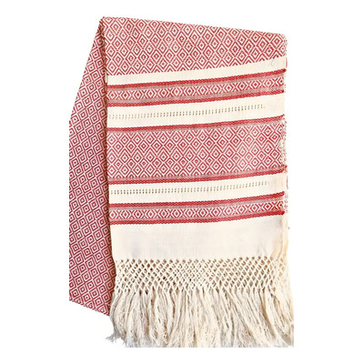 Rebozo Chal\u002Fchalina Hecho A Mano 100% Algodón Dif. Colores Color Rojo | Envío gratis