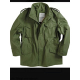 Campera Marca Alpha Industries Verde Militar Modelo M65 Xxl