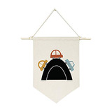 Cars And Rainbow Transportation Hanging Wall Canvas Ban...