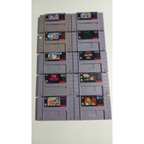 Lote De Fitas Super Nintendo Original 