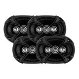 4 Alto Falantes 6x9 Quadriaxial Bravox B4x 69bk 220wrms