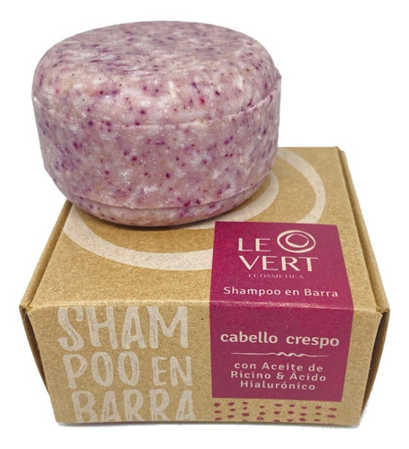 Shampoo En Barra Le Vert Cabello Crespo (vegano)