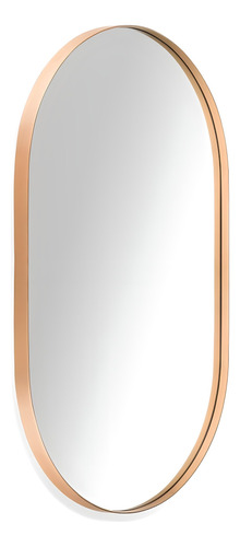 Espelho Grande Oval Moldura Banheiro Quarto Diversas Cores