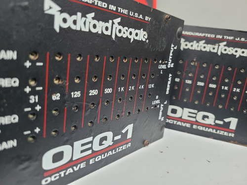 Par De Equalizadores Rockford Fosgate Oeq-1 Octave Equalizer