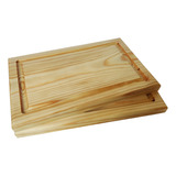 Tabla Parrillera Tabla Para Picar Platos De Madera 2 Pzs