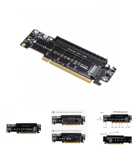 Cartão Pcie 4 0 Pcie 16 A 8/4 Dividido Para M 2