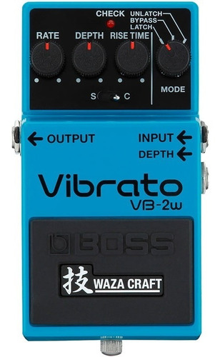 Pedaleira Guitarra Boss Vb-2w Vibrato Waza Craft