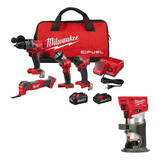 Milwaukee Kit Herramientas M18 Fuel 4ta Gen + Router M18