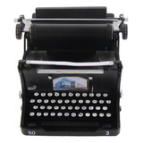 Máquina De Escribir Manual Portátil Modelo Antiguo Negra Ret