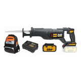 Sierra Sable Cat Brushless 18v C Batería Cargador Y Mochila