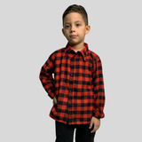 Camisa Xadrez Cowtry Bebê Infantil Masculina Menino