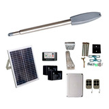 Kit Motor Pivotante 1 Hoja Hasta 3,5 Mts 24v Y Panel Solar