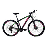 Bicicleta Aro 29 27 Vel. Rino Everest Color Alivio - 7.0
