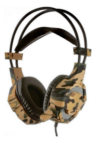 Auricualres Gamer Pc Camuflados Con Mic