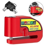 Super Candado Freno D Disco Con Alarma Para Moto Bicicleta!