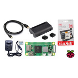 Kit Raspberry Pi Zero 2w 2 W, Sd 256gb, Fonte,case,cabo,diss
