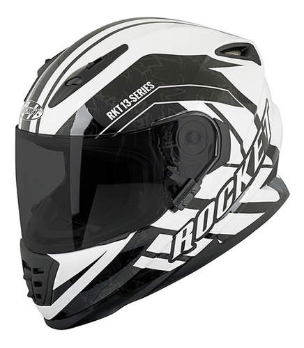 Casco Integral Joe Rocket Rkt 13 Series Northern Lights Bco