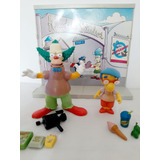 Los Simpsons Playmates. Krusty Y Milhouse