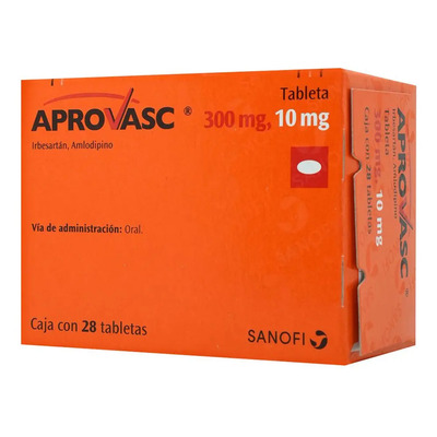 Aprovasc Tabletas 300 Mg\u002F10 Mg, 28 Tabletas | Meses sin interés
