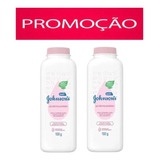 Talco Johnsons Baby 100g Dermo Protetor Suave Original X 2un