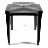 Jogo Mesa Quadrada Plástico C/ 4 Cadeiras 3d Diamond Jr