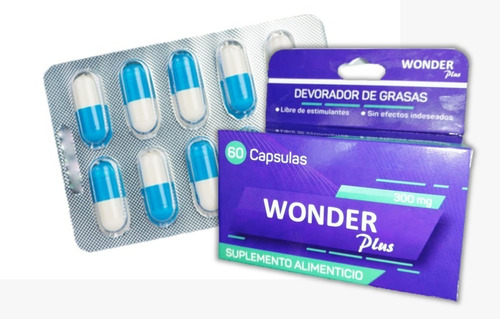 Pastillas Elimina Grasas Wonder Plus Hombres Y Mujeres 