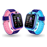 2 Piezas Q12 Gps Sos Reloj Inteligente Para Niños