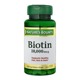 Biotina Nature's Bounty 10.000 Mcg 120 Softgels 