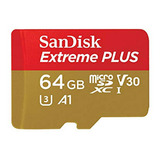 Tarjeta De Memoria Sandisk Extreme Plus 64gb Con Adaptador