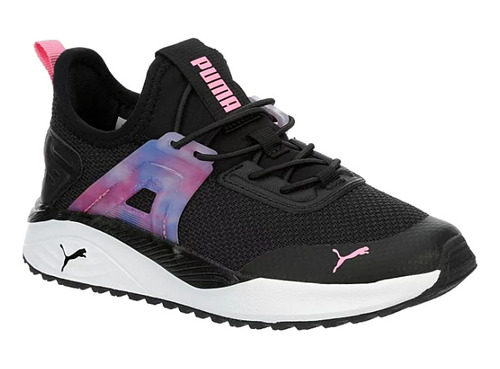 Tenis Puma Pacer 23 Negro/rosa Jr/niña B