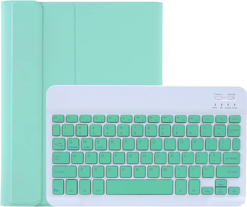 Lrufodya Funda Con Teclado P/ iPad Mini 4 Y 5