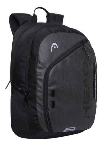 Mochila Notebook Spider Melange Reverse Gris Oscuro Head