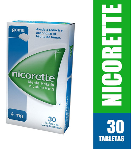 Nicorette 4mg Caja X 30 Tableta Masticables