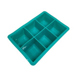 Forma Bandeja De Gelo Silicone 6 Cubos Molde Grande Rápido!