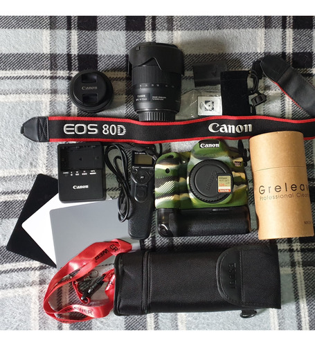  Canon Eos 80d - 2900 Clicks + Kit Completo - Novíssima