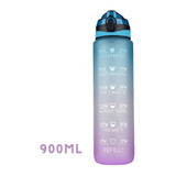 Botella De Agua Deportiva Motivacional, Termo 900ml Stickers