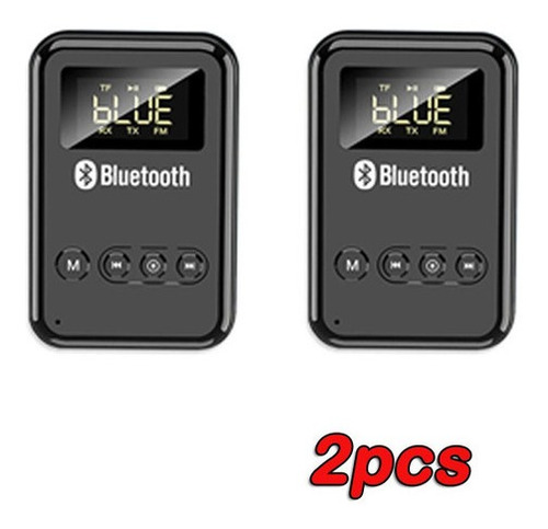 2x Receptor Transmissor De Áudio Digital K6 Bluetooth5.0