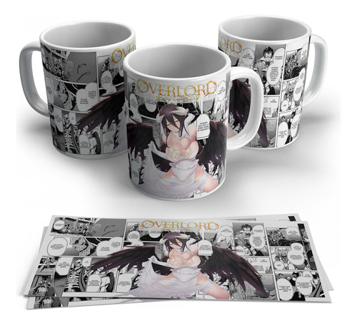 Albedo Overlord Taza Anime Personalizada Mod6