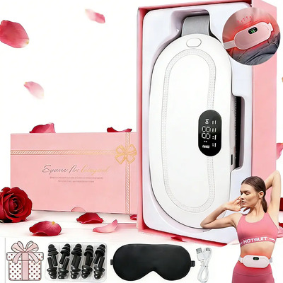 Almohadilla Eléctrica Inalámbrica con 3 Niveles de Calor y 4 Modos de Vibración, Faja Calefactable Recargable para Cólicos Menstruales, Dolor de Espalda y Abdomen,Regalo Para El Día De La Madre | MercadoLibre