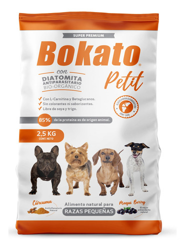 Alimento Bokato Petit Super Premium 2,5 Kgs