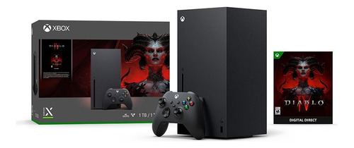 Console Xbox Series X Bundle Diablo 4 Cor Preto