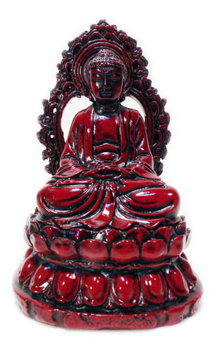 Estatua De Buda Rulai Vermelho 00580