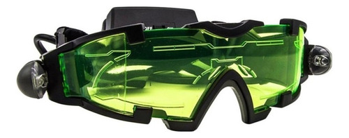 Gafas De Visión Nocturna Ajustable Con Lente Verde Moto .