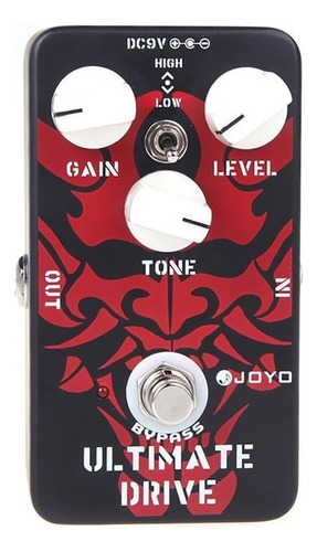 Pedal De Efecto Joyo Vintage Ultimate Drive Jf-02  Negro