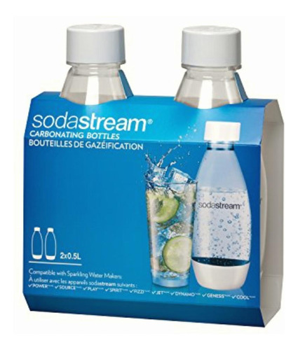 Sodastream Botella Carbonatadora (0,5 L), Color Blanco