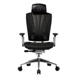 Silla De Escritorio Cooler Master Ergo L Gamer Ergonómica  Negra Con Tapizado De Mesh