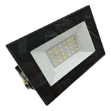 Reflector Proyector Led 30w Luz Fria Exterior Spl Pack X 5u Color De La Carcasa Negro Color De La Luz Blanco Frío